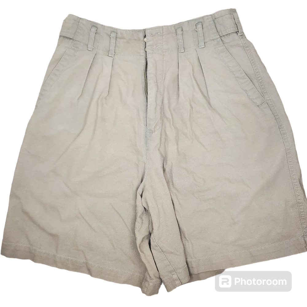 Gap High Waisted Khaki page boy Flowy short size 7/8
